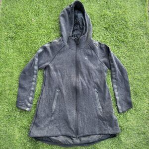 Nike Jacket Womens‎ Small Gray Tech Fleece Aeroloft 800 Down Primaloft Parka